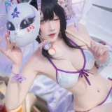 阿包也是兔娘《若藻水着》主题写真：32张全套美图