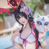 阿包也是兔娘《若藻水着》主题写真：32张全套美图