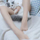 过期米线线喵《我和猫》主题写真：90张全套美图