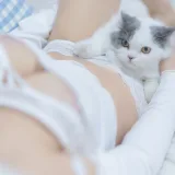 过期米线线喵《我和猫》主题写真：90张全套美图