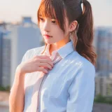 桜桃喵《橘子汽水》主题写真：15张全套美图