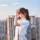 桜桃喵《橘子汽水》主题写真：15张全套美图