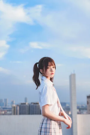桜桃喵《橘子汽水》主题写真：15张全套美图