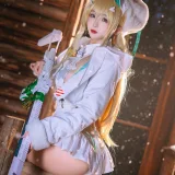日奈娇(椎名莜)《2023.12月月刊 露菲圣诞A 室外》主题写真：27张全套美图