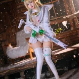日奈娇(椎名莜)《2023.12月月刊 露菲圣诞A 室外》主题写真：27张全套美图