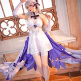 星之迟迟《《秘密花园》 欧根婚纱》主题写真：20张全套美图
