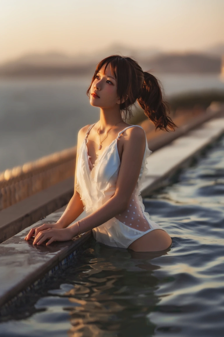 桜桃喵《海盐》主题写真：23张全套美图