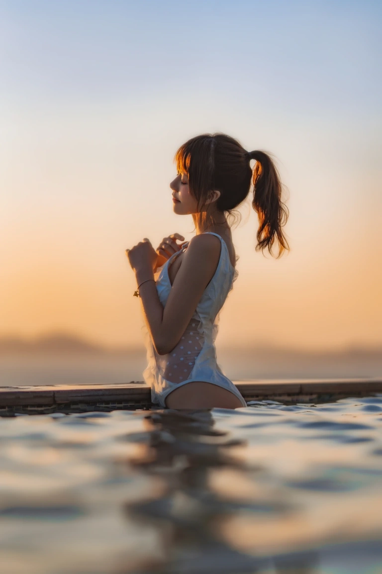 桜桃喵《海盐》主题写真：23张全套美图