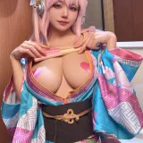 小仓千代《索尼子浴袍》主题写真：55张全套美图