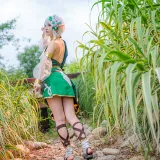 星之迟迟《《秘密花园》 可可萝》主题写真：17张全套美图
