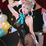 日奈娇(椎名莜)《2024.1月月刊 琳妮特兔女郎》主题写真：29张全套美图
