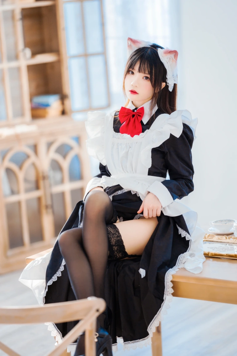 桜桃喵《长裙妹抖（日）》主题写真：97张全套美图