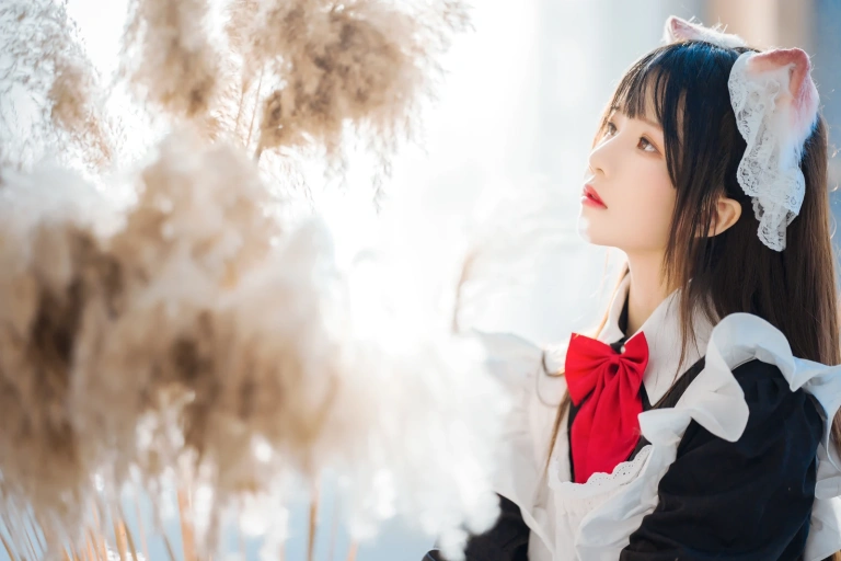 桜桃喵《长裙妹抖（日）》主题写真：97张全套美图