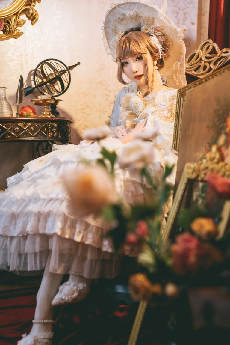 面饼仙儿《西苔岛ELPRESS L》主题写真：16张全套美图