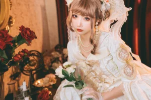 面饼仙儿《西苔岛ELPRESS L》主题写真：16张全套美图