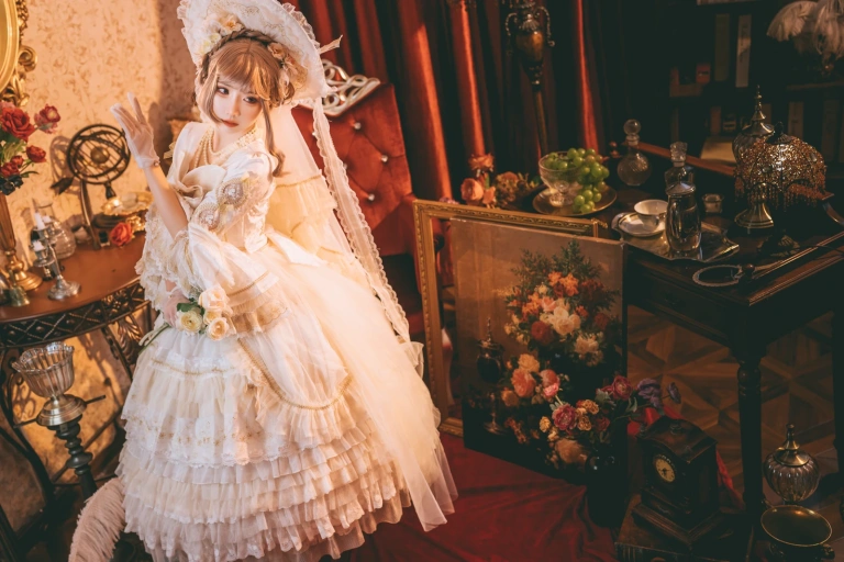 面饼仙儿《西苔岛ELPRESS L》主题写真：16张全套美图