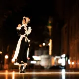 桜桃喵《长裙妹抖（夜）》主题写真：19张全套美图