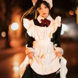 桜桃喵《长裙妹抖（夜）》主题写真：19张全套美图