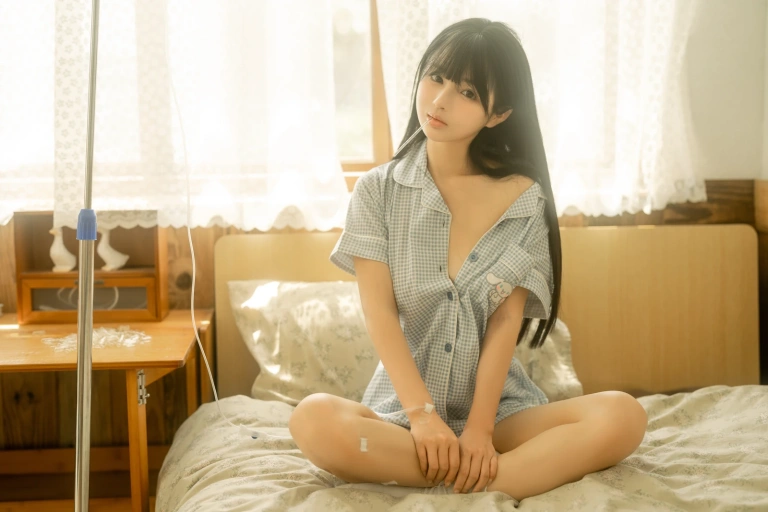 桜井宁宁《生病女友》主题写真：90张全套美图