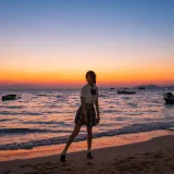 桜桃喵《逐海》主题写真：17张全套美图