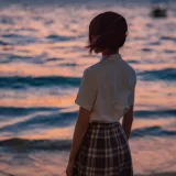 桜桃喵《逐海》主题写真：17张全套美图