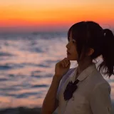桜桃喵《逐海》主题写真：17张全套美图