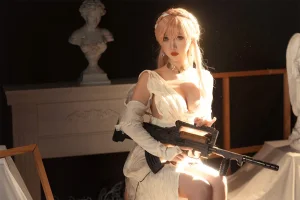 面饼仙儿《少女前线 天意佳人》主题写真：27张全套美图