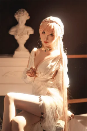 面饼仙儿《少女前线 天意佳人》主题写真：27张全套美图