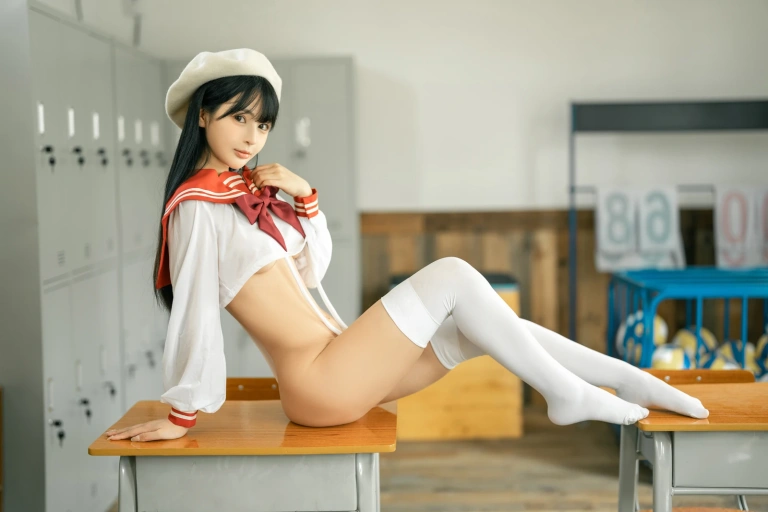 桜井宁宁《JK学妹》主题写真：88张全套美图