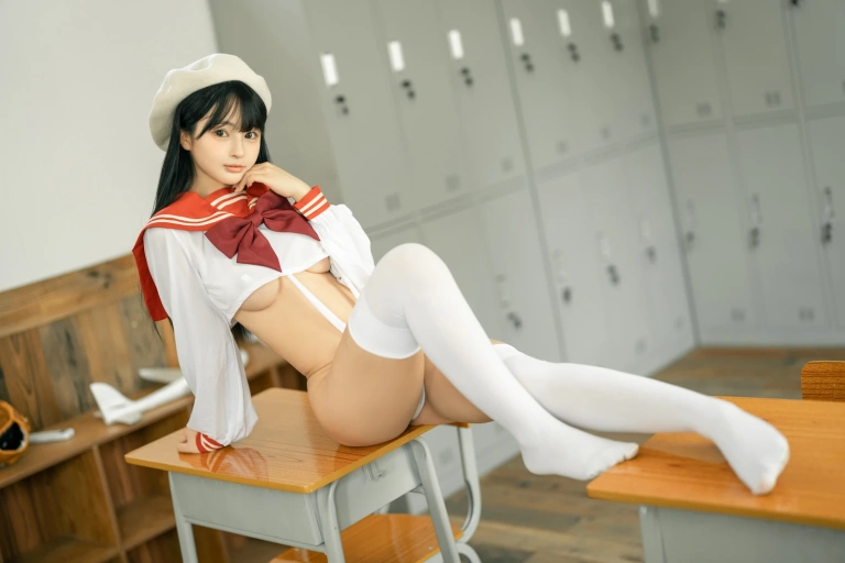 桜井宁宁《JK学妹》主题写真：88张全套美图
