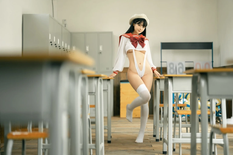 桜井宁宁《JK学妹》主题写真：88张全套美图