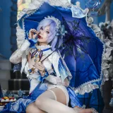 蜜汁猫裘《鸣潮 坎特蕾拉》主题写真：132张全套美图，含9个视频