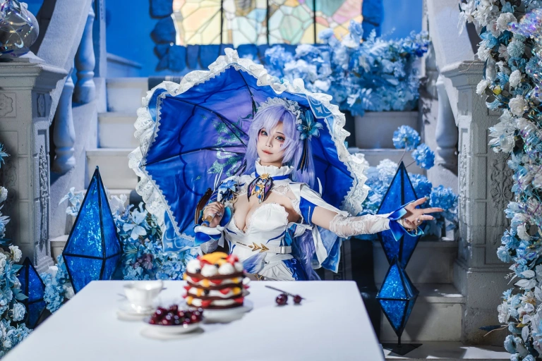 蜜汁猫裘《鸣潮 坎特蕾拉》主题写真：132张全套美图，含9个视频