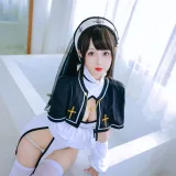 日奈娇(椎名莜)《2024.1月月刊 圣洁修女》主题写真：110张全套美图