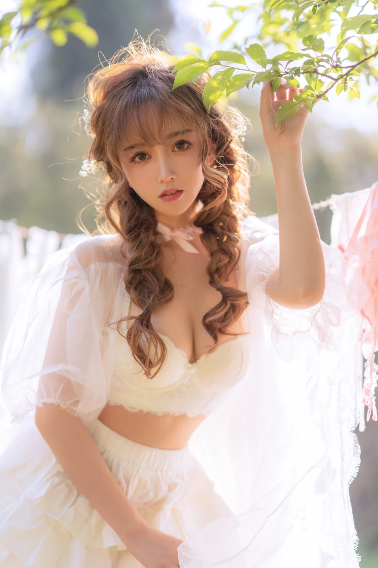 过期米线线喵《夏日限定 晒衣服》主题写真：41张全套美图