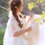过期米线线喵《夏日限定 晒衣服》主题写真：41张全套美图