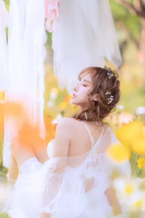 过期米线线喵《夏日限定 晒衣服》主题写真：41张全套美图