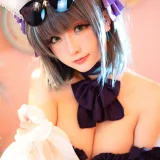 星之迟迟《《R-Maid》 柴郡泳装》主题写真：35张全套美图
