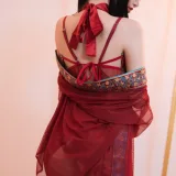 面饼仙儿《情趣古风》主题写真：14张全套美图