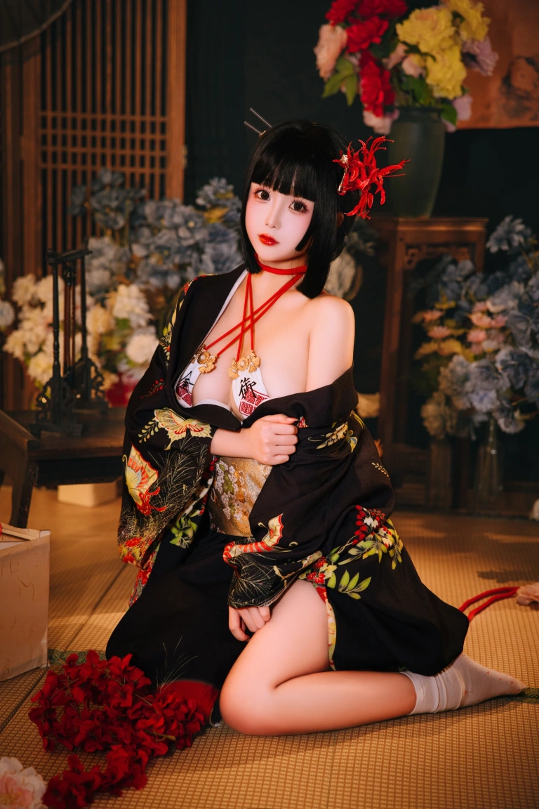 日奈娇(椎名莜)《2024.1月月刊 花魁狐妖》主题写真：144张全套美图，含2个视频