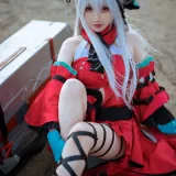 面饼仙儿《浊心斯卡蒂》主题写真：15张全套美图