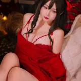 日奈娇(椎名莜)《2023.12月月刊 圣诞毛衣A+B》主题写真：98张全套美图