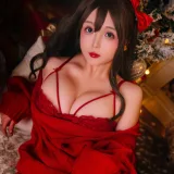 日奈娇(椎名莜)《2023.12月月刊 圣诞毛衣A+B》主题写真：98张全套美图