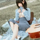 蠢沫沫《吉他妹妹》主题写真：50张全套美图