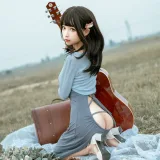 蠢沫沫《吉他妹妹》主题写真：50张全套美图