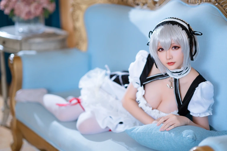 星之迟迟《《R-Maid》 天狼星》主题写真：20张全套美图