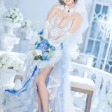 蜜汁猫裘《柴郡花嫁》主题写真：125张全套美图，含2个视频