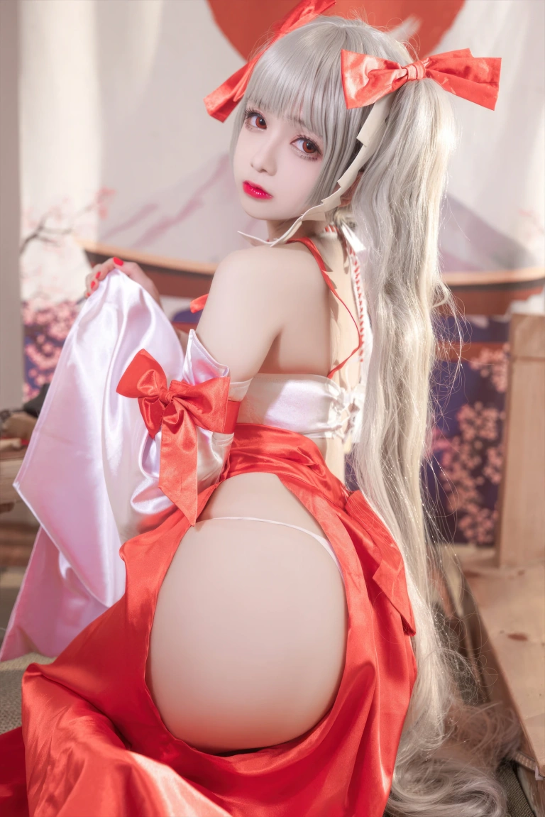 日奈娇(椎名莜)《碧蓝航线 可畏巫女》主题写真：41张全套美图