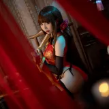 面饼仙儿《DSR50 红牡丹》主题写真：34张全套美图