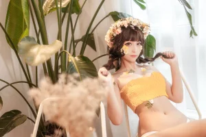 蠢沫沫《《尖耳国度》花精灵》主题写真：40张全套美图
